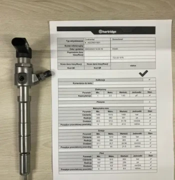 Wtryskiwacz 03L130277B Siemens  A2C9626040080 1.6 TDI